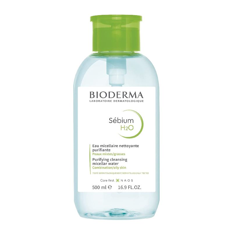 Photo 1 of Bioderma - Sébium H2O - Micellar Water - Facial Cleanser and Makeup Remover - Face Cleanser for Combination to Oily Skin
