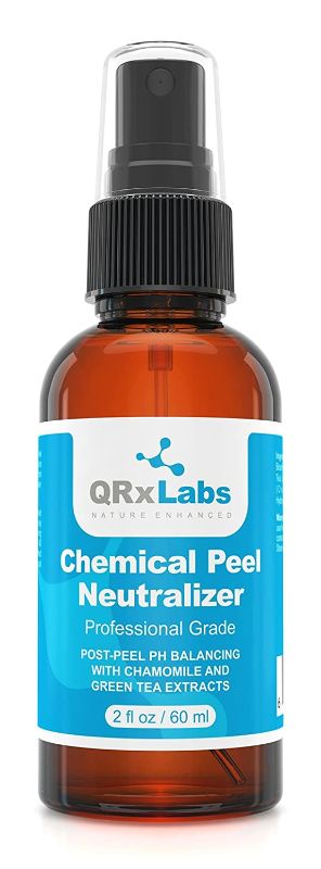 Photo 1 of QRxLabs Chemical Peel Neutralizer - post-peel PH balancing with chamomile and green tea extracts 2 fl oz / 60 ml -- Best Before MAY 2022