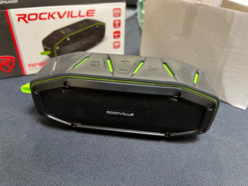 Photo 2 of Rockville RPB27 20w Rugged Portable Waterproof Bluetooth Speaker w Bumping Bass!
