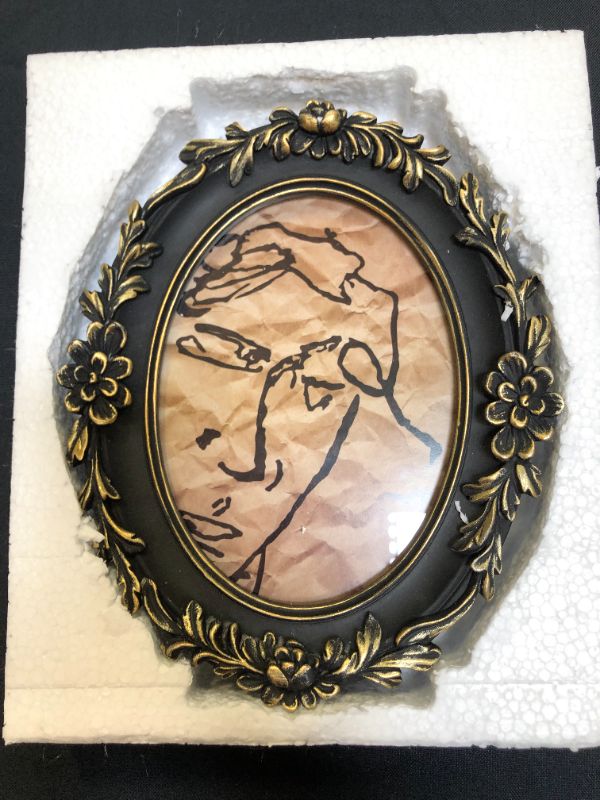 Photo 1 of 5"X7" BLACK OVAL FRAME