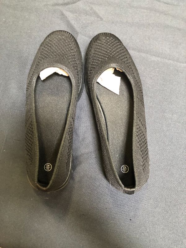 Photo 1 of BLACK SLIPPER SANDALS-SIZE 10-