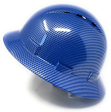 Photo 1 of HDPE Hydro Dipped Full Brim Hard Hat with Fas-trac Suspension
