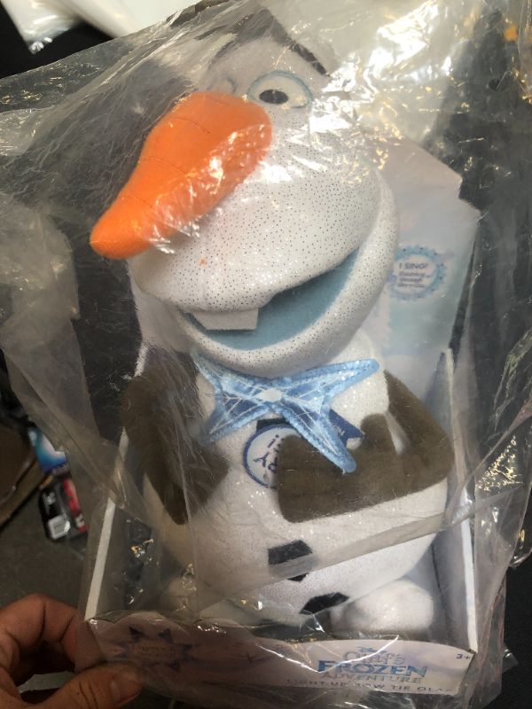 Photo 1 of Disney Olaf's Frozen Adventure 12-inch Light-Up Bow Tie OLAF Snowman ? Plush
