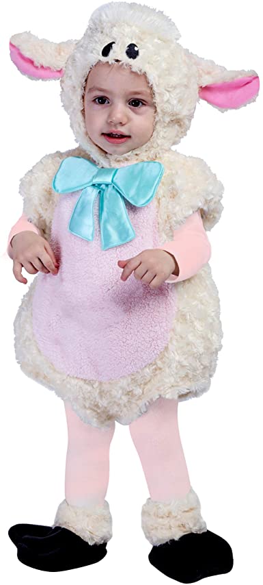 Photo 1 of Spooktacular Creations Baby Lovely Lamb Costume Deluxe Infant Set for Halloween Trick or Treat Dress Up-6mM-12M-
