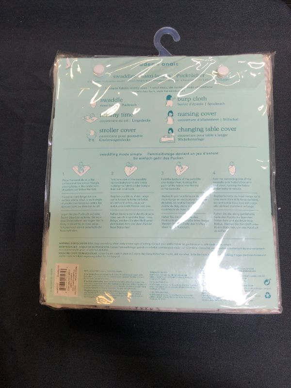 Photo 3 of Aden + Anais Essentials Aden Muslin Swaddles Pasture 4-pack Size: 44" X 44"
 