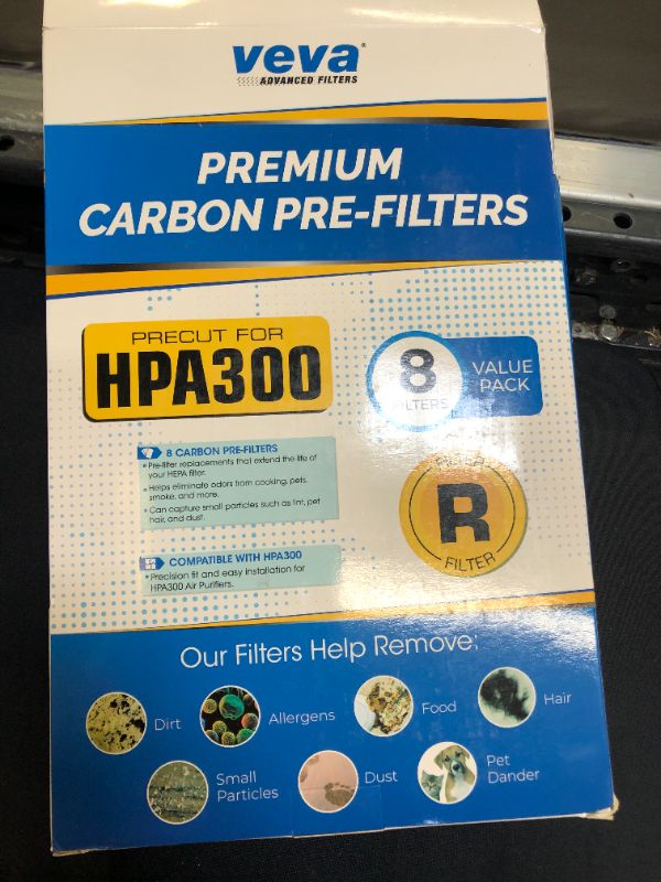 Photo 1 of VEVA Precut for HPA300 Premium Carbon Activated Pre Filters Compatible with HW Air Purifier. Precision Fit for Easy Installation Advanced Filters