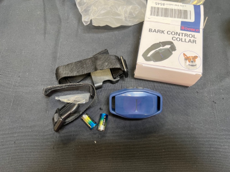 Photo 2 of Dog Bark Collar, No Bark Collar for Small Medium Large Dogs, 2 Humane Anti-Barking Training Modes with Beep Vibration and Auto 7 Levels Shock, Safe and Effective Control Dog Barking
