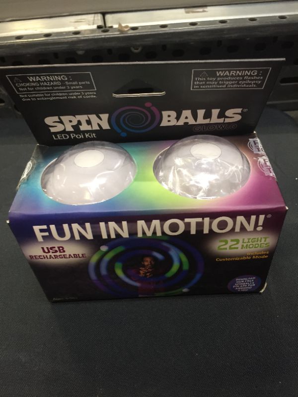 Photo 2 of Light-up Spin Balls (Set of Two)
