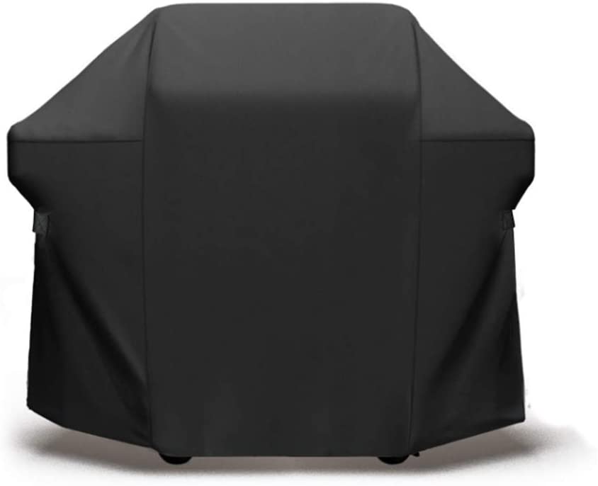 Photo 1 of Adocfan BBQ Grill Covers, Barbecue Grill Cover 58 Inch,210D Heavy Duty Waterproof,Grill Cover for Weber, Brinkmann, Char Broil Etc.Rip-Proof,Uv & Water-Resistant (57" L x 24" W x 46" H) (Black)
