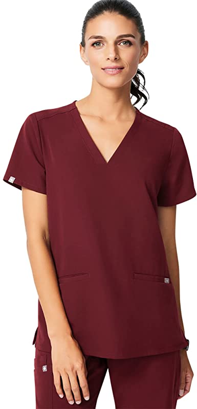 Photo 1 of FIGS Casma Three-Pocket Scrub Top for Women – Tailored Fit, Super Soft Stretch, Anti-Wrinkle Medical Scrub Top---2XL---
