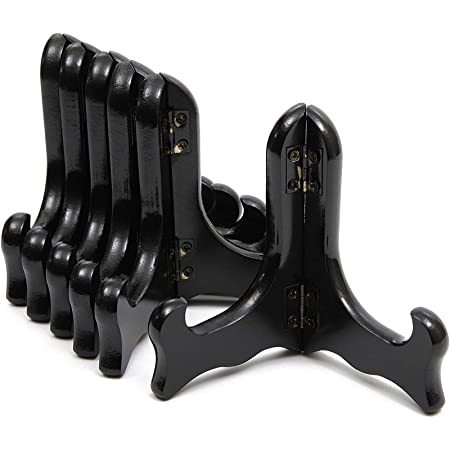 Photo 1 of Artliving 3" Black Plastic Stand Cookie Holder Display Stand Place Card Holder Display Easels at Weddings, Birthday Party(24 Pack)
