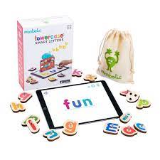 Photo 1 of MARBOTIC INTERACTIVE WOODEN BLOCK LOWER CASE SMART LETTERS
