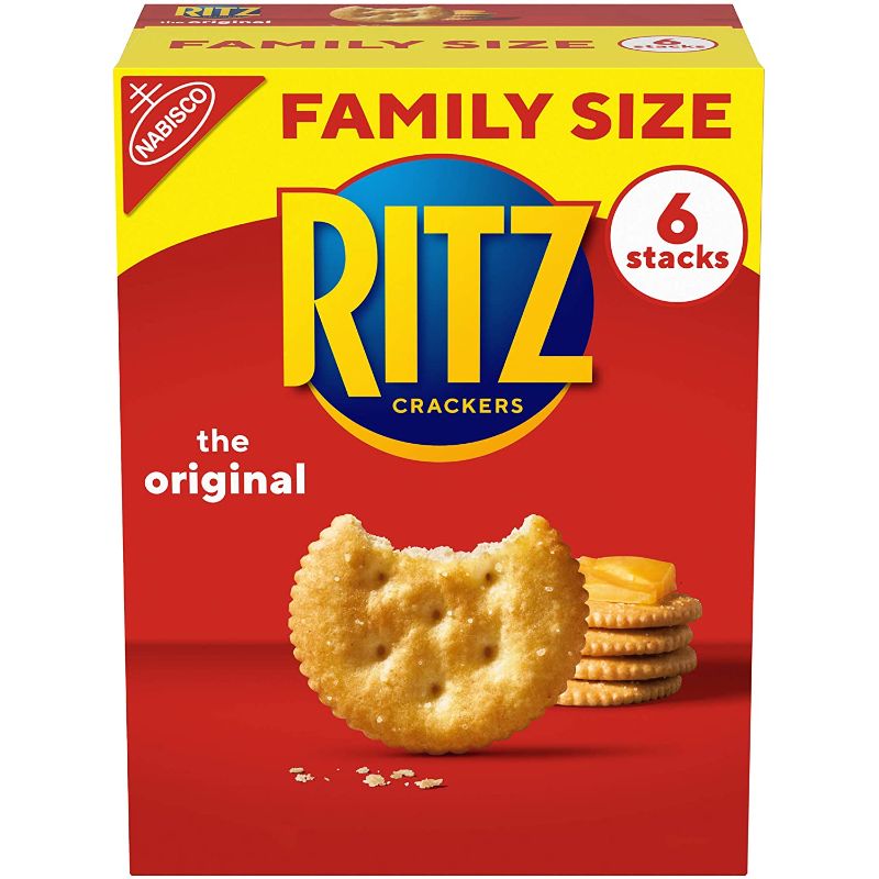Photo 1 of 3 PK RITZ Original Crackers, Family Size, 20.5 oz best by 2/16/22
