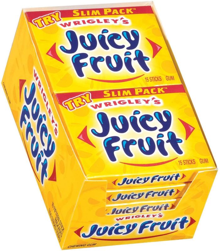Photo 1 of Wrigley's Juicy Fruit Gum 10pk 15 ea
Best By: Jan 27, 2023