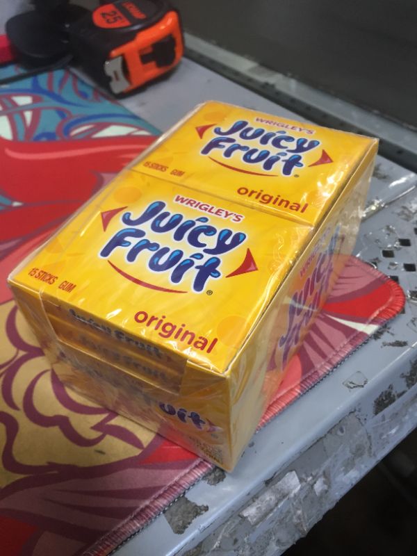 Photo 2 of Wrigley's Juicy Fruit Gum 10pk 15 ea
Best By: Jan 27, 2023