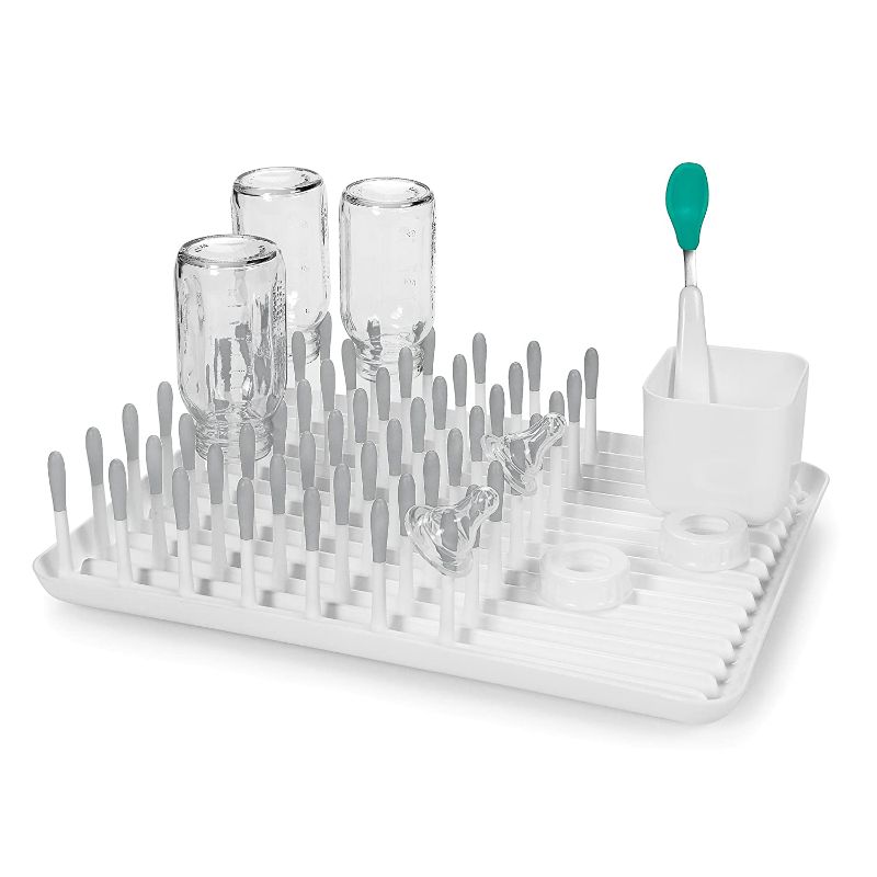 Photo 1 of OXO Tot Bottle Drying Rack, Gray
