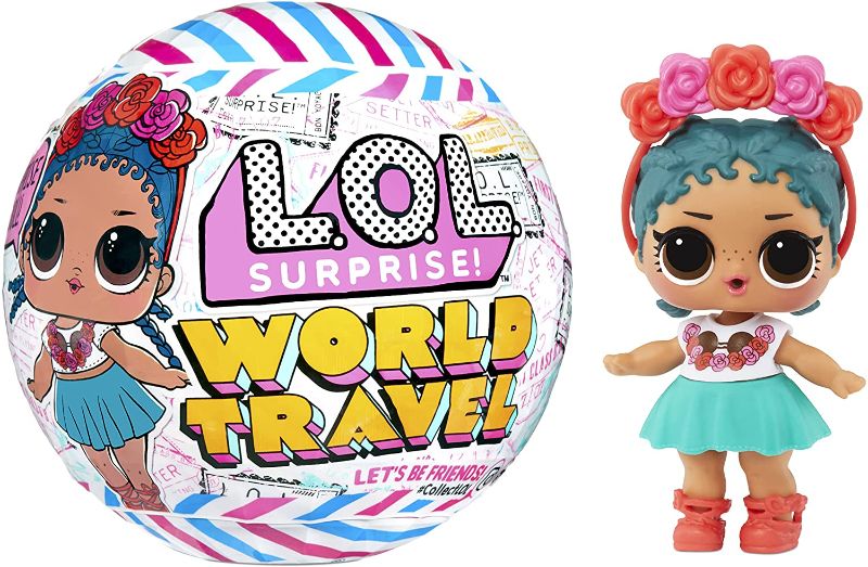 Photo 1 of LOL Surprise World Travel™ Dolls with 8 Surprises Including Doll, Fashions, and Travel Themed Accessories - Great Gift for Girls Age 4+
