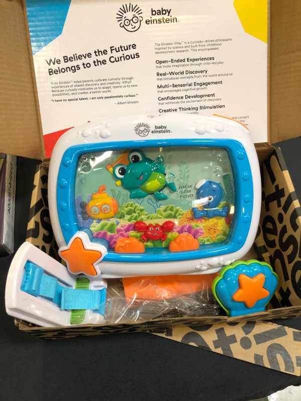 Photo 1 of Baby Einstein Sea Dreams Soother Musical Crib Toy and Sound Machine, Newborns Plus
