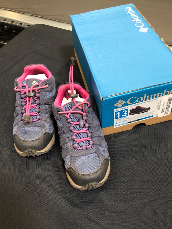 Photo 1 of Columbia Unisex-Child Redmond Waterproof Hiking Shoe SIZE 13 MINOR WORN OUT DIRTY
