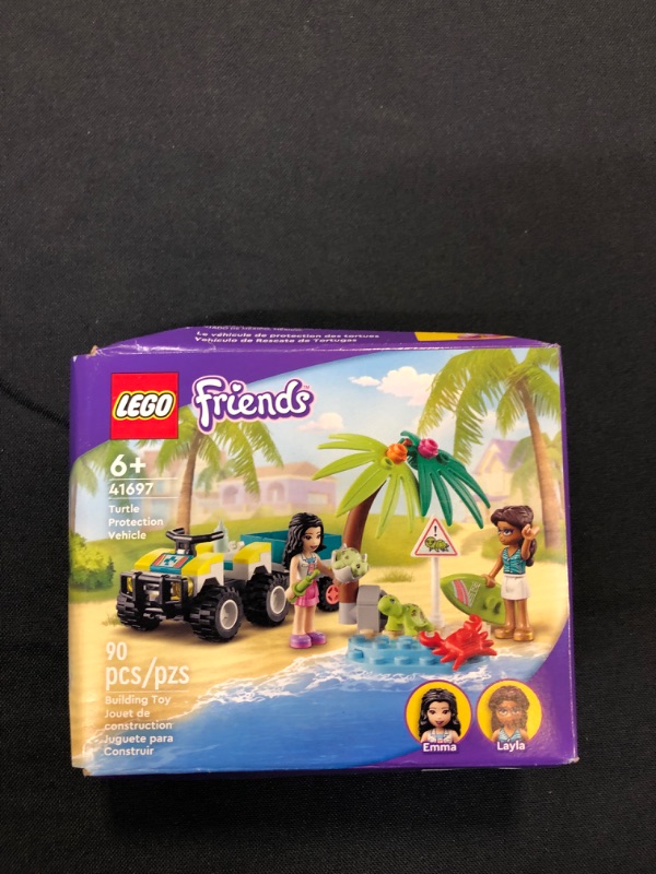 Photo 2 of LEGO Friends Turtle Protection Vehicle 41697 Rescue Building Kit; Marine Toy Birthday Gift Grows Imaginations; for Kids Aged 6+ (90 Pieces)
