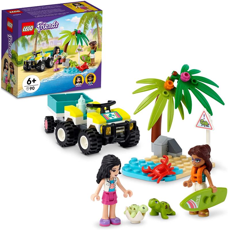 Photo 1 of LEGO Friends Turtle Protection Vehicle 41697 Rescue Building Kit; Marine Toy Birthday Gift Grows Imaginations; for Kids Aged 6+ (90 Pieces)
