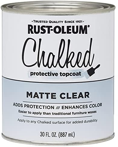 Photo 1 of 1 qt Rust-Oleum Brands 287722 Clear Chalked Ultra Matte Paint
