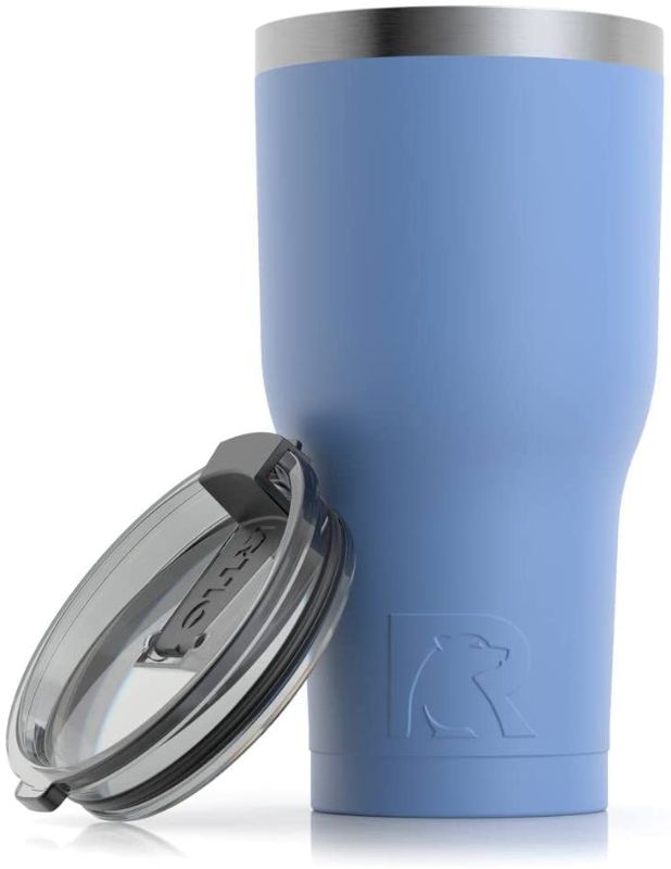 Photo 1 of RTIC Tumbler with Splash Proof Lid, 30 oz, Lilac, Insulated Travel Stainless Steel Coffee Mug, Sweat Proof, Keeps Hot & Cold Longer