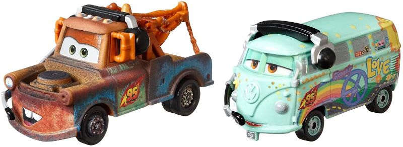 Photo 1 of Cars Disney Pixar Race Team Mater & Fillmore with Headset 2-Pack