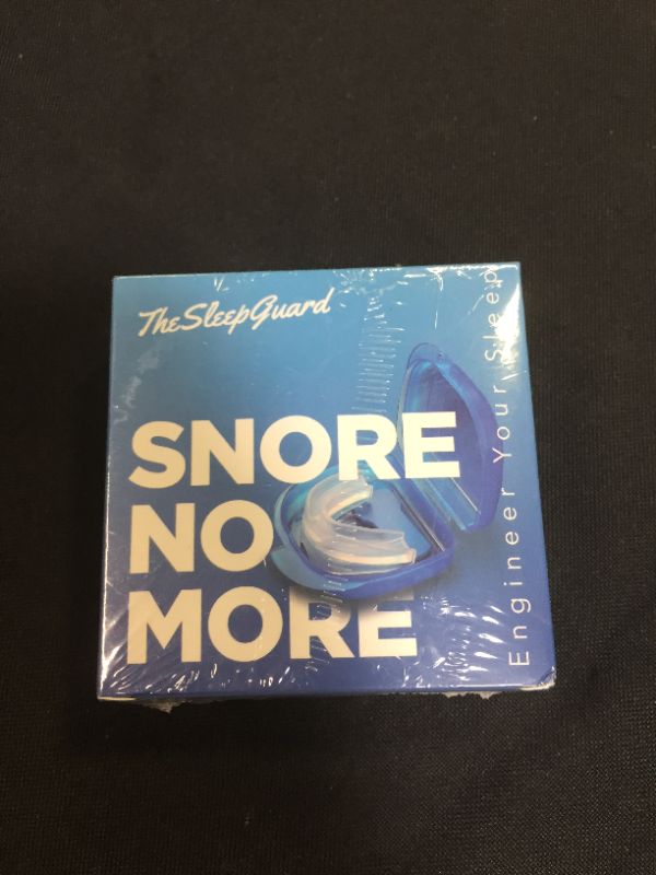 Photo 2 of TheSleepGuard | Stop Snoring Solution Mouth Guard x1 | Sleep Aid and Snore Stopper | Best Anti Snoring Device, Mouthpiece & Gum Shield | Anti Snore Relief | Restful Sleep at Night for Men and Women factory sealed