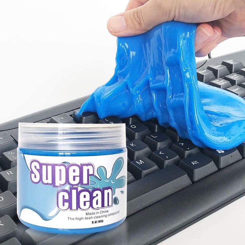 Photo 1 of Super Clean Keyboard Slime Dust Cleaner,Reusable Magic Keyboard Dust Soft Mud,Universal Gel Dust Slime Cleaner for Phone,Car Vents,Laptops,Cameras,Printers,Calculators, Screens (Blue)
bundle of 2