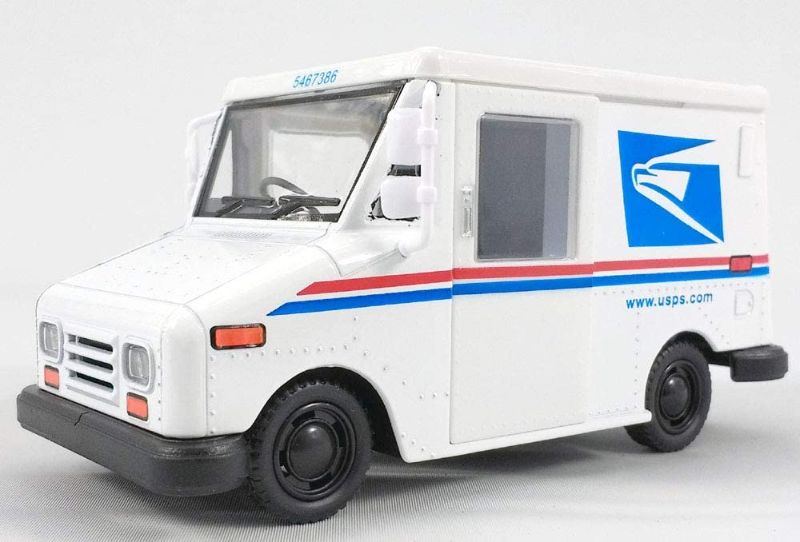 Photo 1 of KinsFun 5-Inch Grumman LLV USPS Mail Delivery Truck - 1/36 Scale Diecast Model

