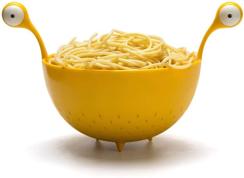 Photo 1 of OTOTO Spaghetti Monster - Kitchen Strainer for Draining Pasta, Vegetable, Fruit - Colander Dimensions 12.2x 8.27x 7.48 in - BPA free Food Strainers for the Kitchen - Strainer and Colander
