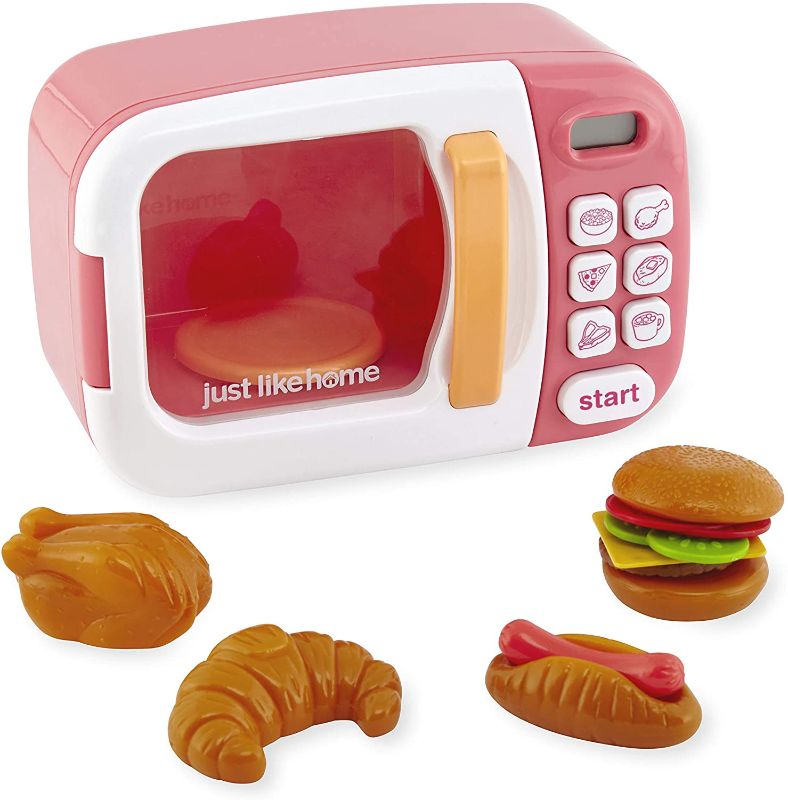 Photo 1 of Just Like Home Microwave Pink, 5F6409E
