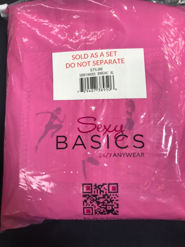Photo 1 of --SIZE XL-- Sexy Basics Women's Multi Pack Casual & Active Cotton Stretch V Neck Short Sleeve Color T Shirts (5 Pack)
