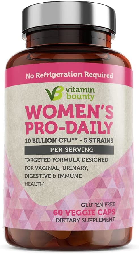 Photo 1 of Womens Vaginal Probiotic & Prebiotic, bv Defense & pH Balance, 10 Billion CFUs Per Serving with Cranberry, 5 Strains for Feminine Health, Vitamin Bounty
--BEST BY 06/2023--