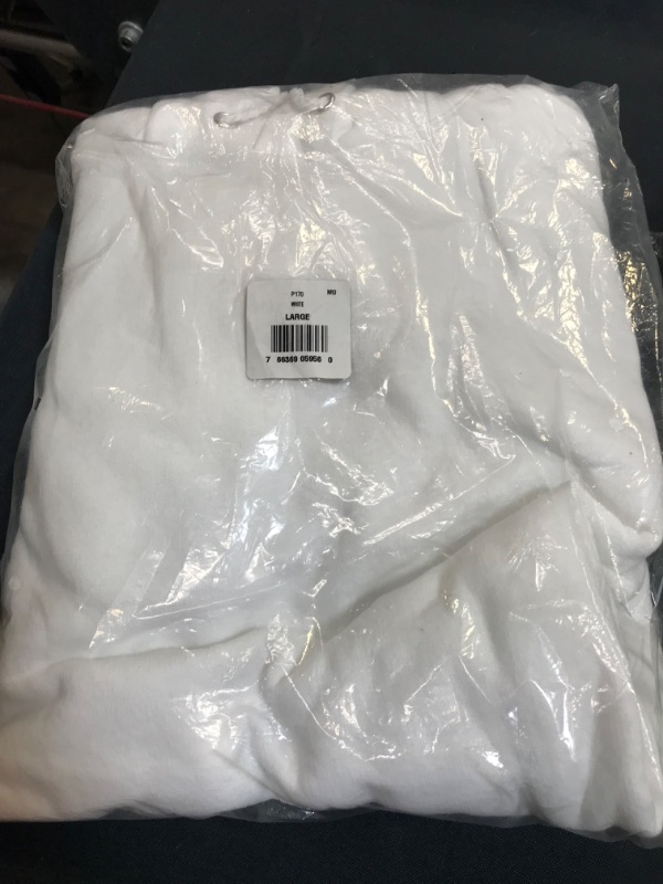 Photo 2 of Hanes Comfortblend Pullover Hoodie Sweatshirt, L-White
