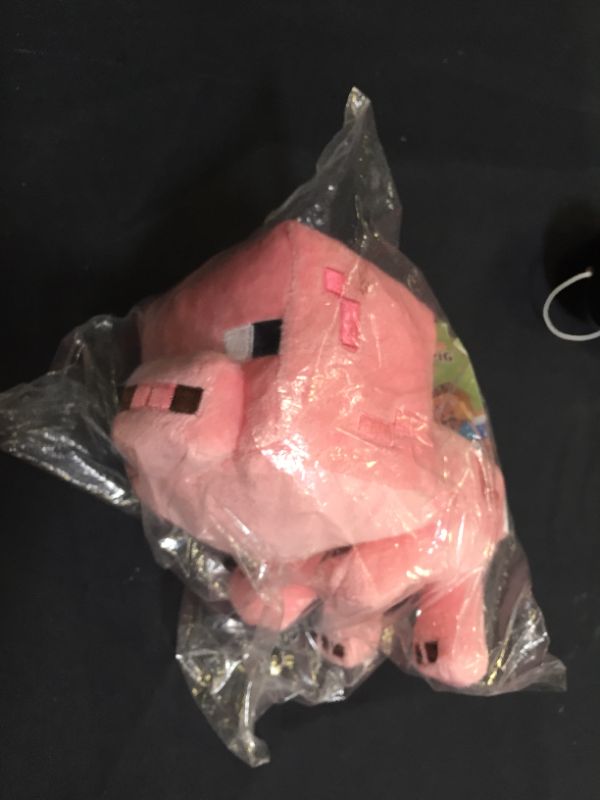 Photo 2 of Minecraft Overworld Baby Pig 7" Plush
