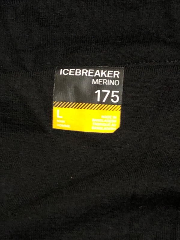 Photo 3 of Icebreaker Mski 175 Everyday LS Half Zip, 104484 | Czarny | 001 | L.
