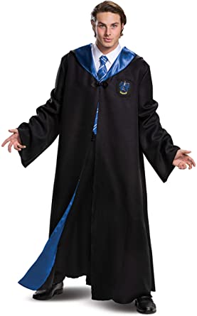 Photo 1 of Harry Potter Robe, Deluxe Wizarding World Hogwarts House Themed Robes for Adults, Movie Quality Dress Up Costume Accessory siuze XXL
