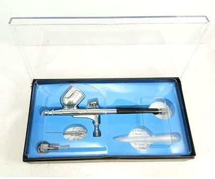 Photo 1 of DP Dynamic Power Professional AIR BRUSH set with 2CC Gravity Feed cup and 0.2mm nozzle/needle (7CC Gravity Feed cup and 0.3mm nozzle) FACTORY SEALED