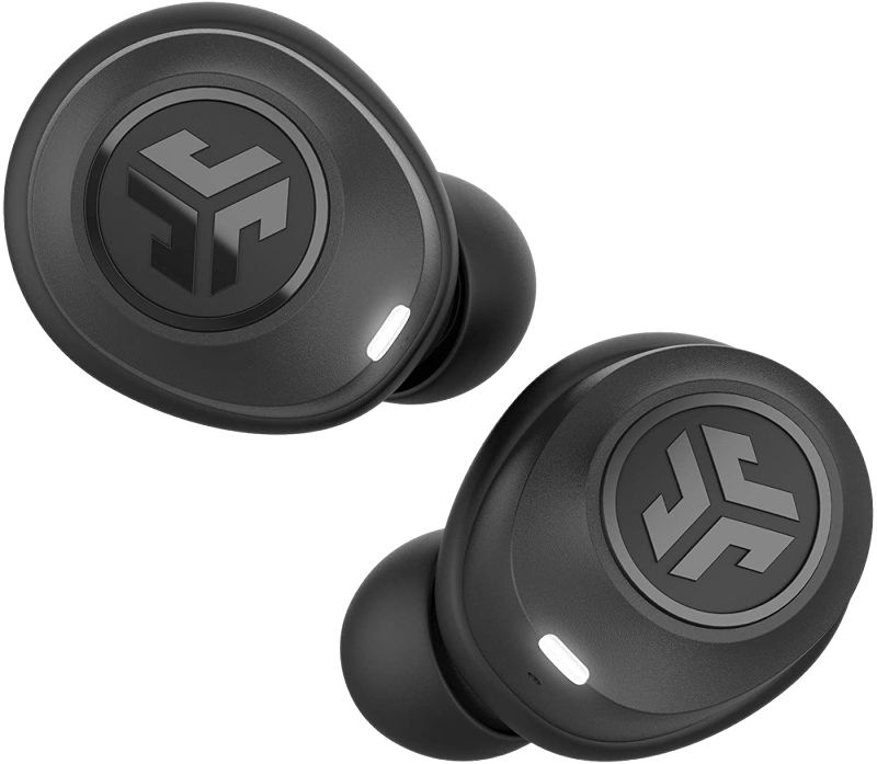 Photo 1 of  JLAB Audio Jbuds Air True Wireless Signature Bluetooth Earbuds, Charging Case, Black, IP55 Sweat Resistance, Bluetooth 5.0 Connection
