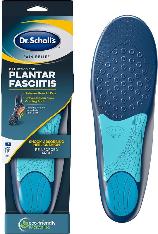 Photo 1 of Dr. Scholl’s Plantar Fasciitis Pain Relief Orthotics, Clinically Proven Relief and Prevention of Plantar Fasciitis Pain for Men's Cut to Fit: 8-13
