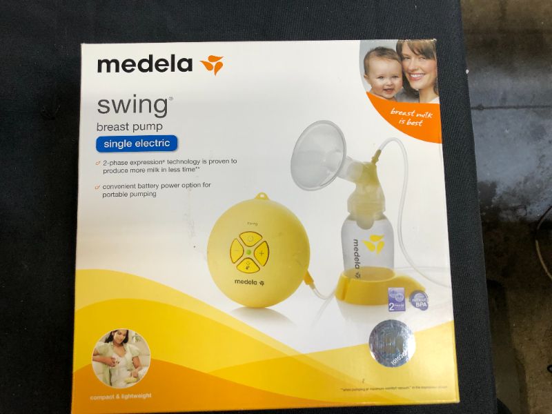 Photo 2 of Medela Swing Single Electric Breast Pump Kit
