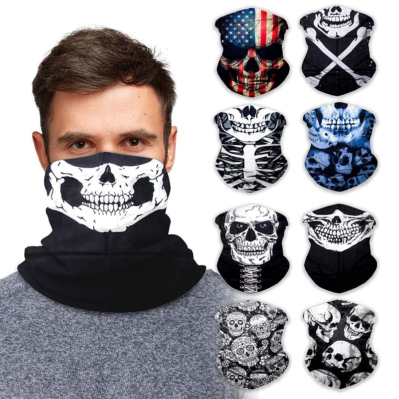 Photo 1 of Neck Gaiter Face Mask Bandana (9 Pack) - Neck Gators Face Coverings for Men & Women I Neck Gator Masks
