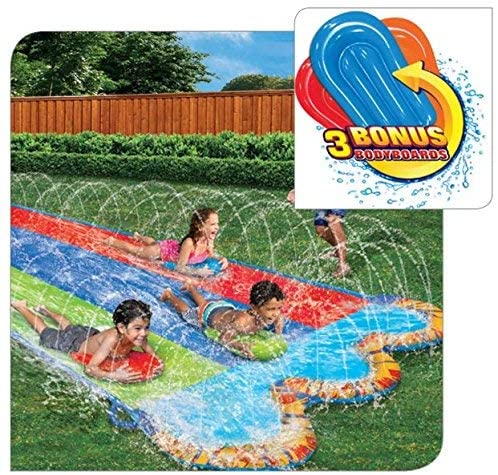 Photo 1 of Banzai Triple Racer 16 Ft Water Slide-with 3 bodyboards included
