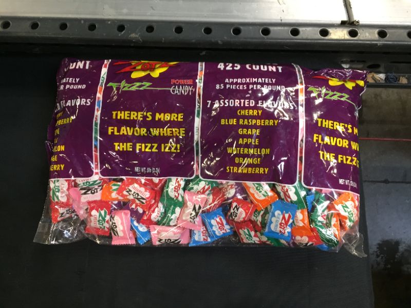 Photo 2 of Zotz Fizzy Candy Bag, Assorted Flavors, 5 lb Bag expires Feb/05/2023
