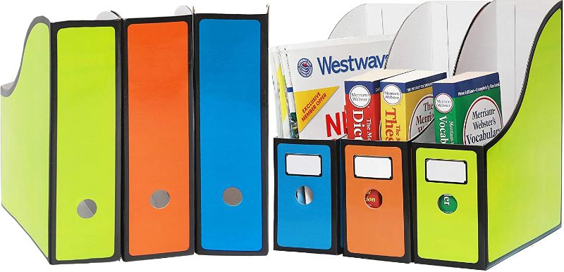 Photo 1 of 6 Pack - SimpleHouseware Classroom Magazine File Holder Organizer Box
