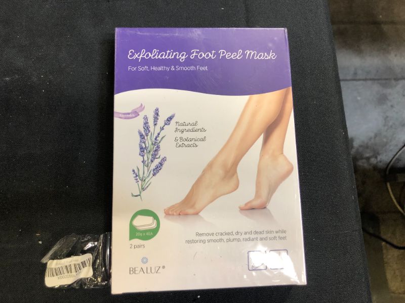 Photo 2 of 2 Pairs Foot Peel Mask Exfoliant for Soft Feet in 1-2 Weeks, Exfoliating Booties for Peeling Off Calluses & Dead Skin, For Men & Women Lavender by BEALUZ
