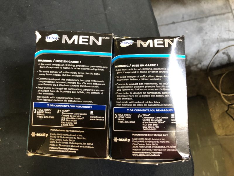 Photo 2 of 14 Count Tena Men Incontinence Shields 2 pack 