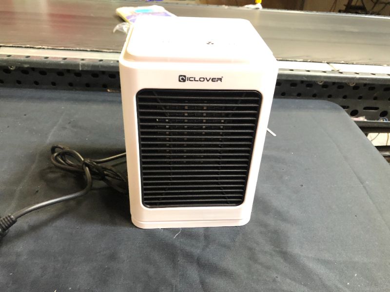 Photo 2 of Portable Space Heater, 1500W Electric Swingable Fan Heater, Personal Adjustable Wind Fast Heating Fan with Night Light Timer Thermostat, Tip-Over & Overheat Protection, Quiet for Home Office Use
